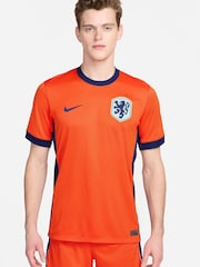 Nike Orange Dri-FIT Netherlands Stadium Home Football Shirt - Image 1 of 9