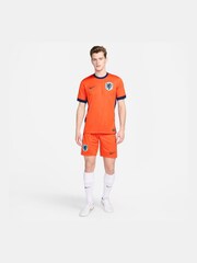 Nike Orange Dri-FIT Netherlands Stadium Home Football Shirt - Image 6 of 9