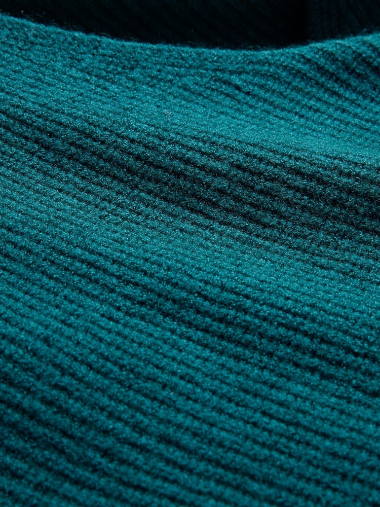 Celtic & Co. Studio Ribbed V-Neck Jumper - Attēls 7 no 7