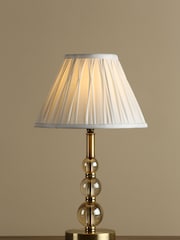 Laura Ashley Antique Brass Selby Glass Ball Large Table Lamp Base - Image 2 of 6