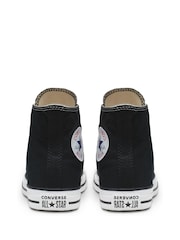 Converse Black/White Wide Fit Chuck Taylor All Star High Trainers - Image 5 of 7