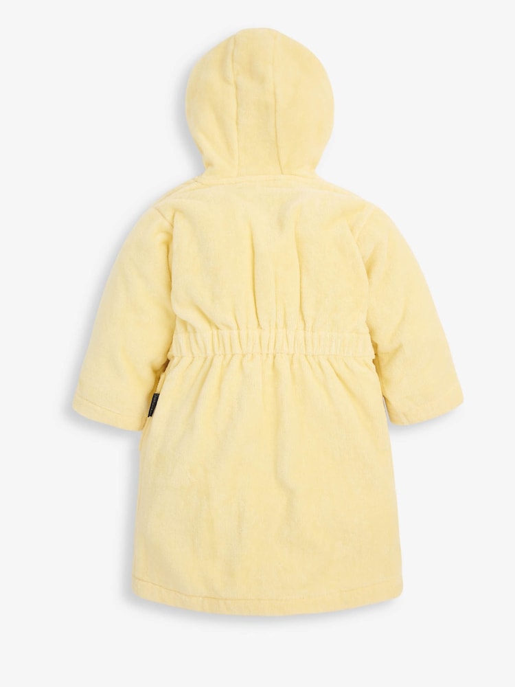 JoJo Maman Bébé Yellow Duck Cotton Towelling Robe - Image 3 of 4