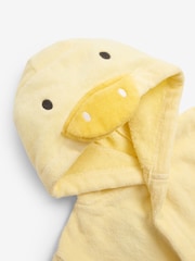 JoJo Maman Bébé Yellow Duck Cotton Towelling Robe - Image 4 of 4