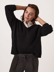 Pull à Col V côtelé Celtic & Co. Studio - Image 4 sur 8