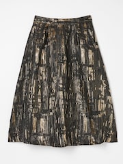 FatFace Black Cleo Jacquard Skirt - Image 6 of 6