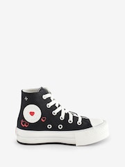 Dziecięce buty sportowe z motywem serca Converse All Star Eva Lift - Image 1 of 21