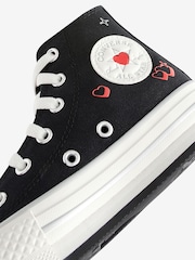 Dziecięce buty sportowe z motywem serca Converse All Star Eva Lift - Image 13 of 21