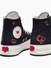 Dziecięce buty sportowe z motywem serca Converse All Star Eva Lift - Image 14 of 21