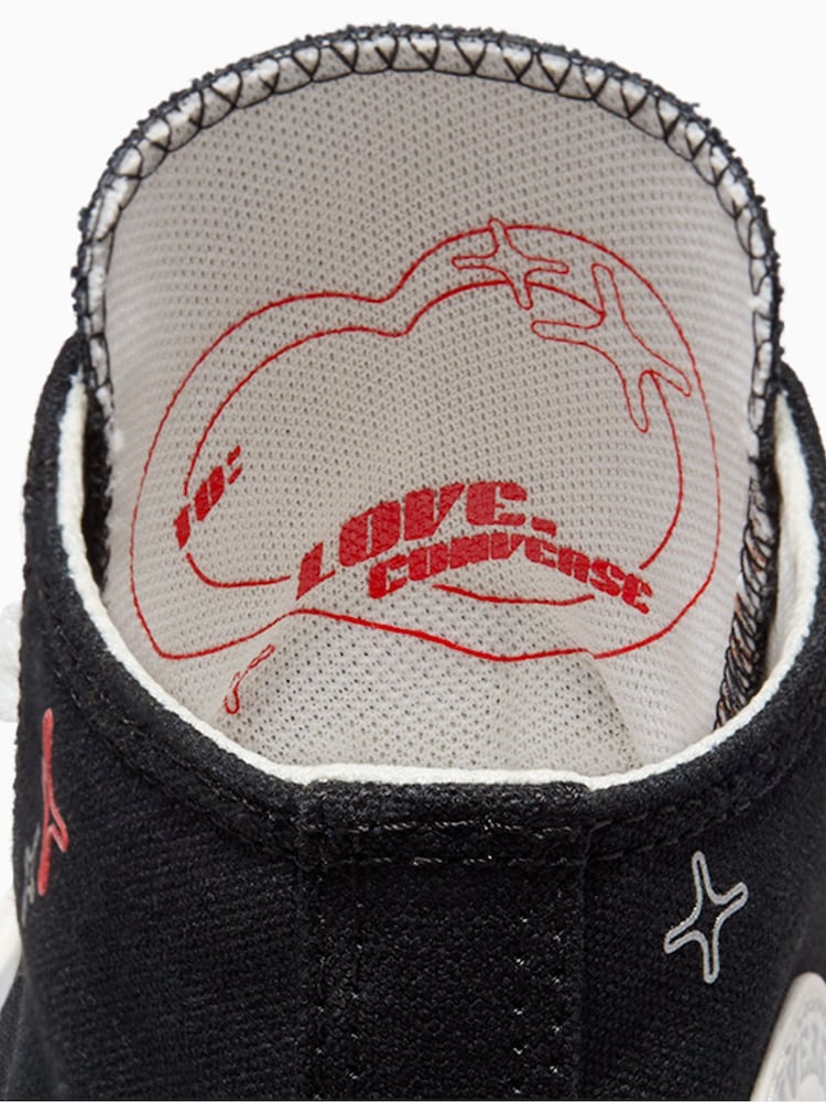 Dziecięce buty sportowe z motywem serca Converse All Star Eva Lift - Image 15 of 21