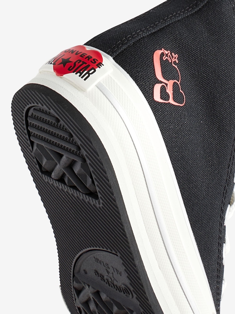 Dziecięce buty sportowe z motywem serca Converse All Star Eva Lift - Image 16 of 21