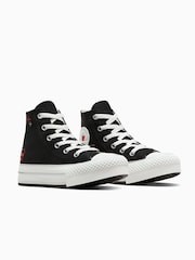 Dziecięce buty sportowe z motywem serca Converse All Star Eva Lift - Image 3 of 21