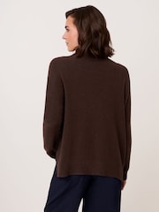 Celtic & Co. Brown Studio Slouchy Roll Neck Jumper - Image 2 of 7