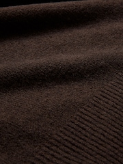 Celtic & Co. Brown Studio Slouchy Roll Neck Jumper - Image 7 of 7