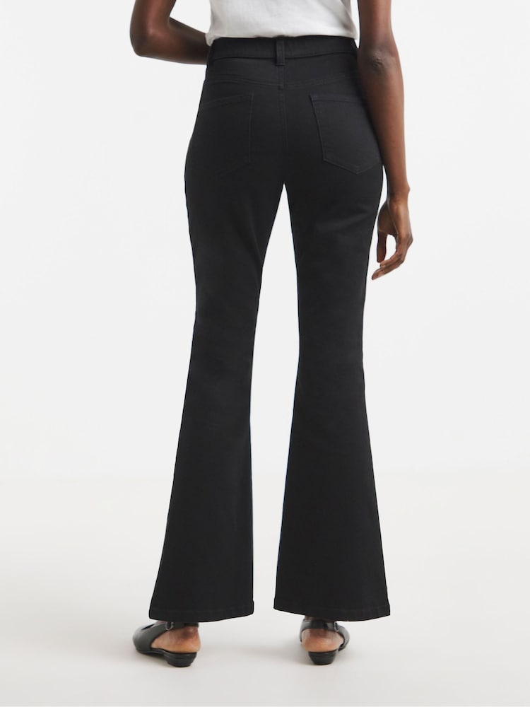 JD Williams Black 24/7 Bootcut Jeans - Image 2 of 4 JD Williams Black 24/7 Bootcut Jeans - Image 2 of 4