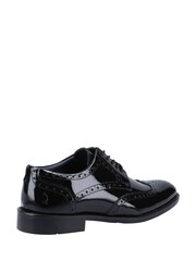 Schwarzes Lackleder - Hush Puppies Dustin Budapester Schuhe - Bild 6 von 6