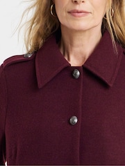 JD Williams Red Short Button Front Jacket - Image 4 of 4