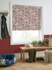 Laura Ashley Red Adain Palace Made to Measure 100% Cotton Roman Blinds - Image 5 of 5