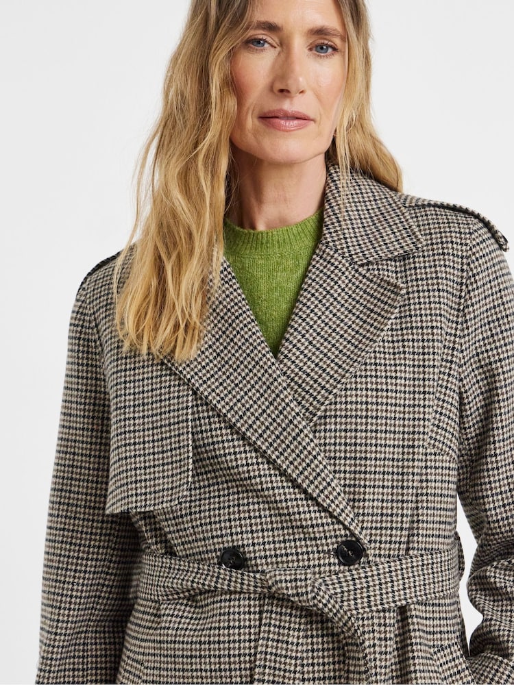 Gabardina de pata de gallo de JD Williams - Imagen 4 de 4