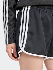 adidas Originals Black Adicolor 3-Stripes Sprinter Shorts - Image 5 of 6