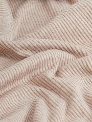 Oatmeal Natural Midi Ribbed Dress - Image 7 of 7