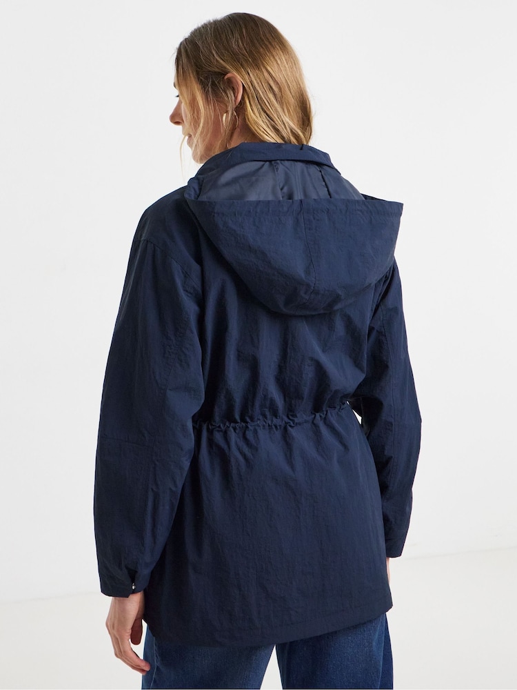 JD Williams Blue Short Parka Jacket - Image 2 of 4