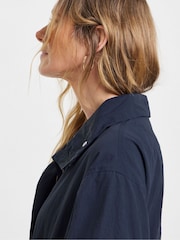 JD Williams Blue Short Parka Jacket - Image 4 of 4