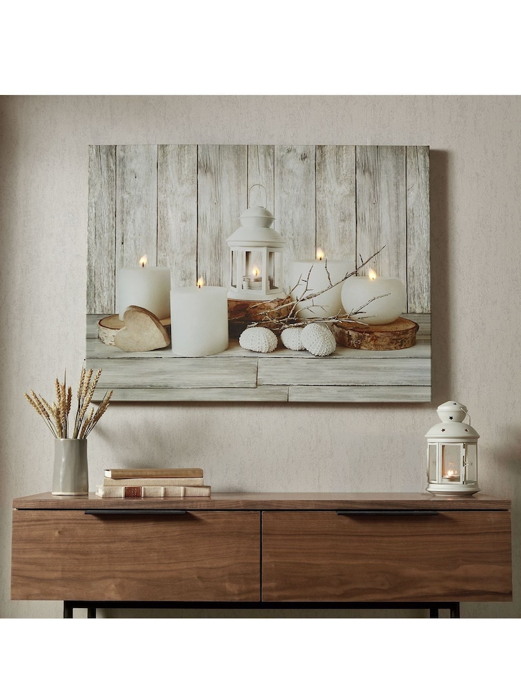 Art For The Home Natural Coastal Treasures LED Canvas - Image 1 of 2