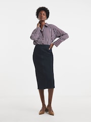 JD Williams Smart Denim Pencil Skirt - Imaginea 1 din 4