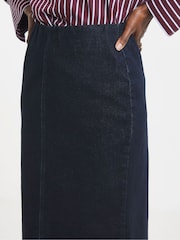 JD Williams Smart Denim Pencil Skirt - Imaginea 4 din 4