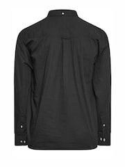 BadRhino Big & Tall Black 100% Cotton Poplin Long Sleeve Shirt - Image 2 of 3