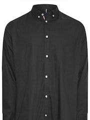 BadRhino Big & Tall Black 100% Cotton Poplin Long Sleeve Shirt - Image 3 of 3