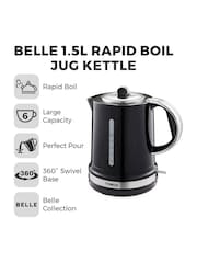 Tower Black Belle 1.5L 3KW Jug Kettle - Image 2 of 8