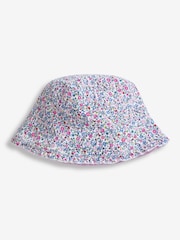 JoJo Maman Bébé Summer Ditsy Floral Twill Sun Hat - Image 1 of 2
