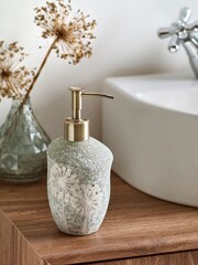 Green Sage Floral Soap Dispenser - Image 1 of 3