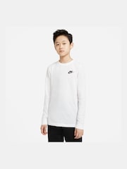Weiß - Nike Futura Langärmeliges Shirt - Bild 1 von 6