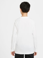 Weiß - Nike Futura Langärmeliges Shirt - Bild 2 von 6