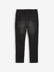 Black Skinny Fit Stretch Elasticated Waist Jeans (3-16yrs) - Image 2 of 3