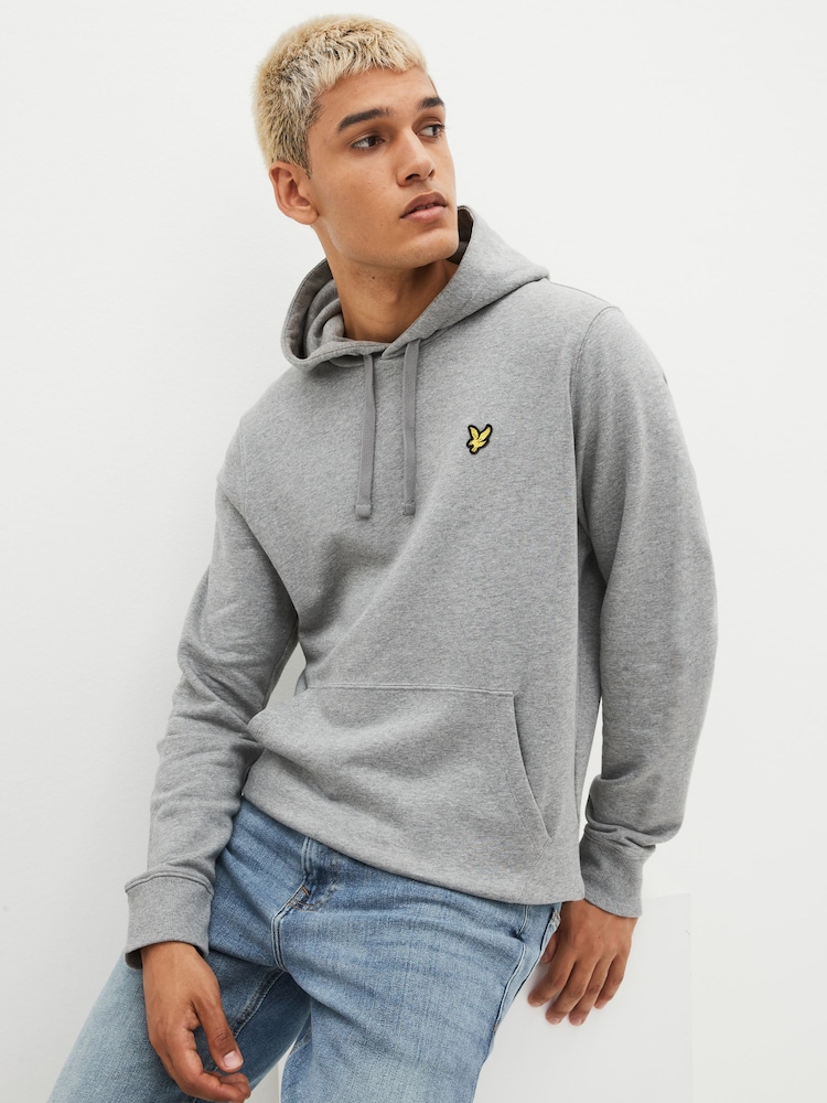 Grå krom - Lyle & Scott Pullover Huvtröja - Bild 1 av 8
