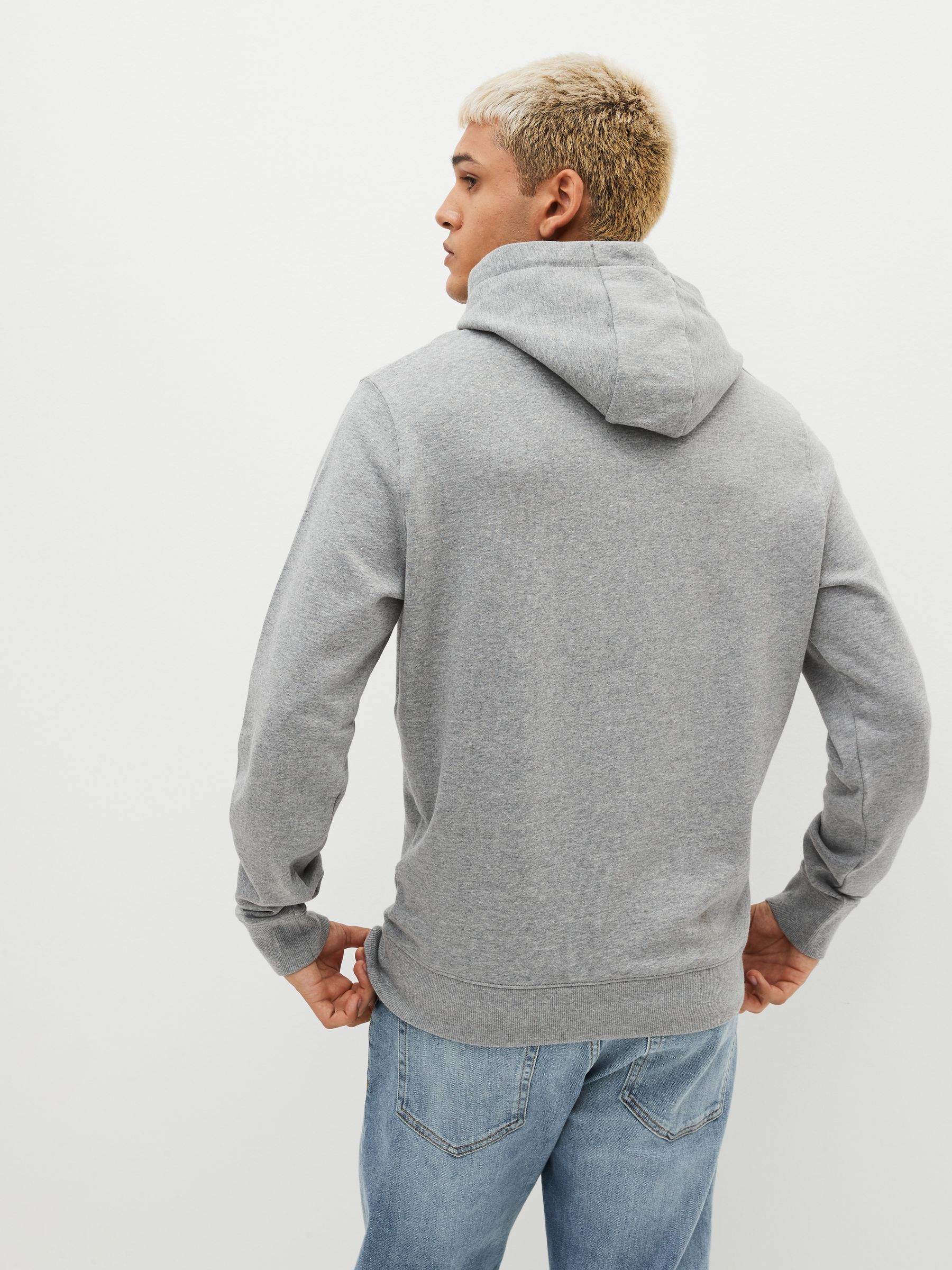 Lyle and scott grey hoodie deals