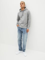 Grå krom - Lyle & Scott Pullover Huvtröja - Bild 3 av 8