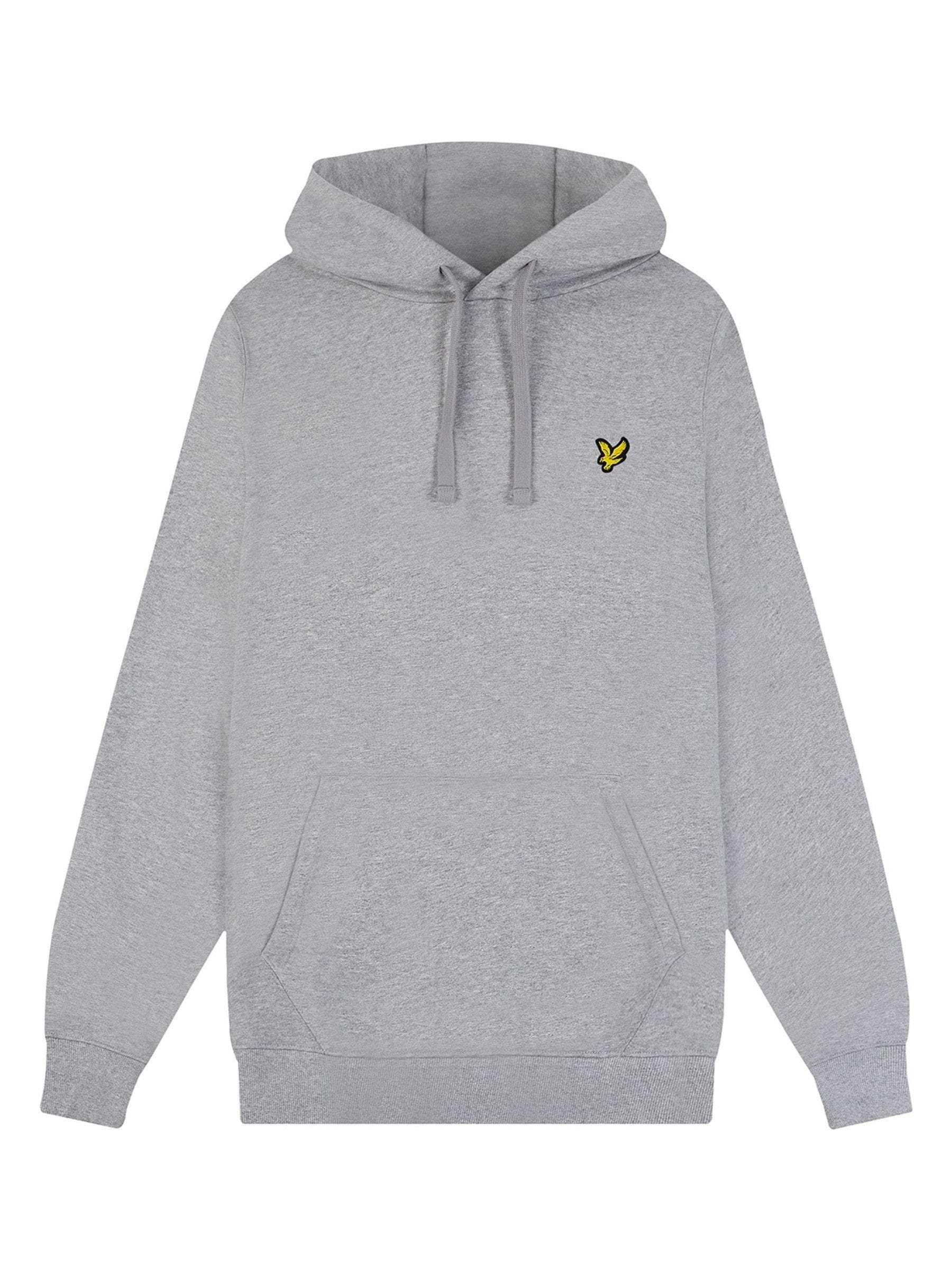Lyle and scott grey hoodie deals