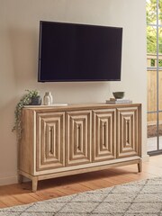 Natural Ritz Mango Wood Large Sideboard - Image 2 of 7