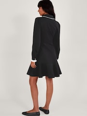 Monsoon Black Ponte Paloma Dress - Image 2 of 5