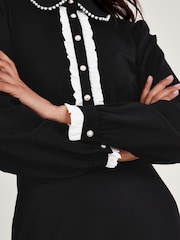 Monsoon Black Ponte Paloma Dress - Image 4 of 5