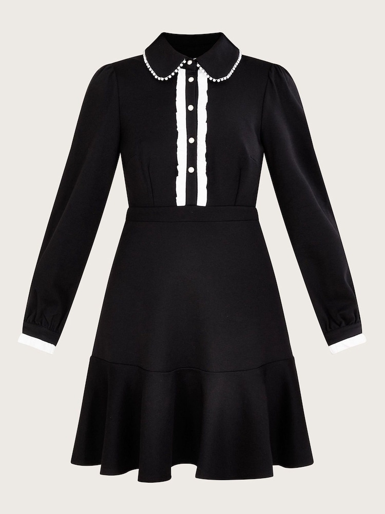 Monsoon Black Ponte Paloma Dress - Image 5 of 5