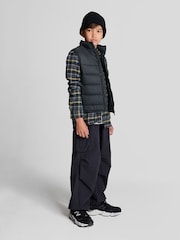 Lyle & Scott Black Boys Padded Gilet - Image 2 of 6