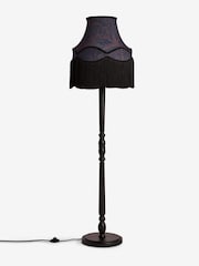 Clarke and Clarke Black/Navy Leopardo Floor Lamp - Image 3 of 3