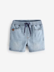 Beljeno/temno pranje - Jersey denim Pull On Shorts 2 komplet (3m-7let) - Slika 2 iz 5