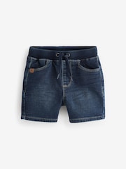 Beljeno/temno pranje - Jersey denim Pull On Shorts 2 komplet (3m-7let) - Slika 3 iz 5