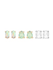 Mood Multi Coastal Mixed Stud Earrings 3 Pack - Image 1 of 3
